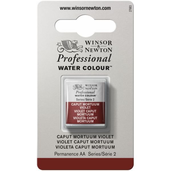 Demi-godet d’aquarelle extra-fine Winsor & Newton Pro – Violet caput mortuum 125 Série 2