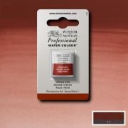 Demi-godet d’aquarelle extra-fine Winsor & Newton Pro – Rouge indien 317 Série 1