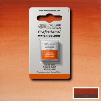 Demi-godet d’aquarelle extra-fine Winsor & Newton Pro – Rouge clair 362 Série 1