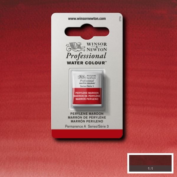 Demi-godet d’aquarelle extra-fine Winsor & Newton Pro – Marron de pérylène 507 (Série 3)