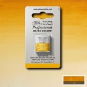 Demi-godet d’aquarelle extra-fine Winsor & Newton Pro – Terre de sienne naturelle 552 (Série 1)