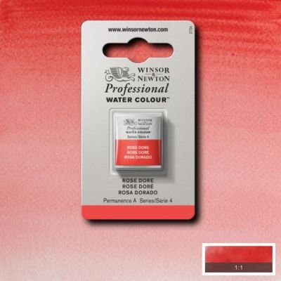 Demi-godet d’aquarelle extra-fine Winsor & Newton Pro – Rose doré 576 Série 4