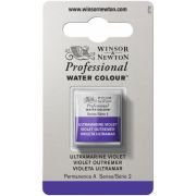 Demi-godet d’aquarelle extra-fine Winsor & Newton Pro – Violet outremer 672 Série 2