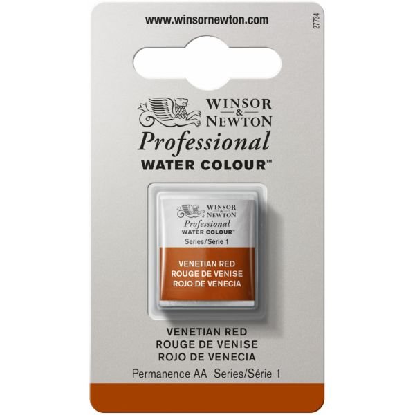 Demi-godet d’aquarelle extra-fine Winsor & Newton Pro – Rouge venise 678 Série 1