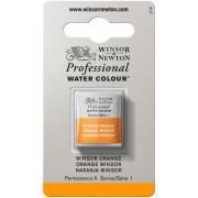 Demi-godet d’aquarelle extra-fine Winsor & Newton Pro – Orange Winsor 724 Série 1