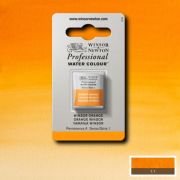 Demi-godet d’aquarelle extra-fine Winsor & Newton Pro – Orange Winsor 724 Série 1