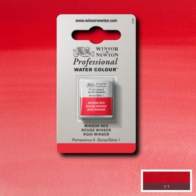 Demi-godet d’aquarelle extra-fine Winsor & Newton Pro – Rouge Winsor 726 Série 1