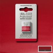 Demi-godet d’aquarelle extra-fine Winsor & Newton Pro – Rouge winsor foncé 725 Série 1