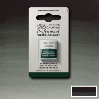 Demi-godet d’aquarelle extra-fine Winsor & Newton Pro – Vert pérylène 460 Série 2