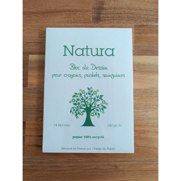 Natura Bloc papier 140G format A5 blanc