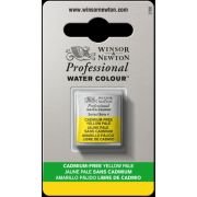 Demi-godet d’aquarelle extra-fine Winsor & Newton Pro – Jaune pâle sans cadmium 907 Série 4