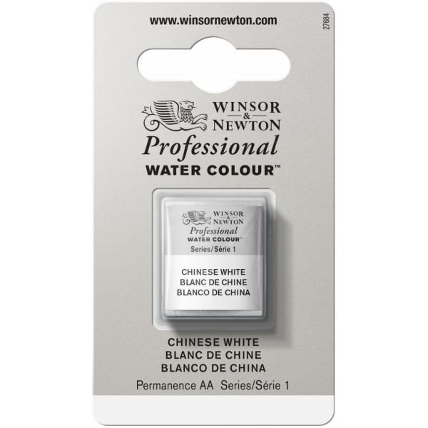 Demi-godet d’aquarelle extra-fine Winsor & Newton Pro – Blanc de Chine 150 Série 1