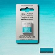 Demi-godet d’aquarelle extra-fine Winsor & Newton Pro – Turquoise cobalt clair 191 Série 4
