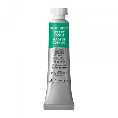 Tube d’aquarelle 5mL extra-fine Winsor & Newton Pro – Vert de cobalt 184 Série 4
