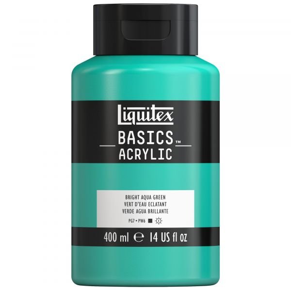 Pot de 400mL d’acrylique Basics – vert d’eau éclatant