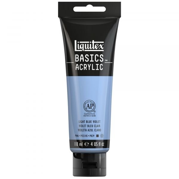Tube de 118mL d’acrylique Basics – violet bleu clair
