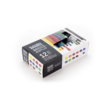 Pack de 12 tubes 22mL d’acrylique Basics