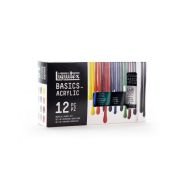 Pack de 12 tubes 22mL d’acrylique Basics