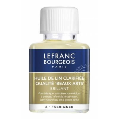 Huile de lin clarifiée 75mL – Lefranc Bourgeois