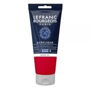 Tube d’acrylique fine 80mL Lefranc Bourgeois – Rouge vif