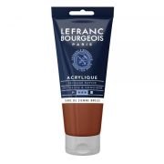 Tube d’acrylique fine 80mL Lefranc Bourgeois – Terre de sienne brûlée