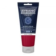 Tube d’acrylique fine 80mL Lefranc Bourgeois – Rouge carmin
