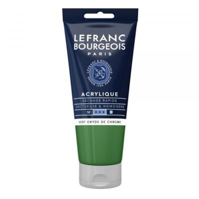 Tube d’acrylique fine 80mL Lefranc Bourgeois – Vert oxyde de chrome