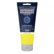 Tube d’acrylique fine 80mL Lefranc Bourgeois – Jaune citron