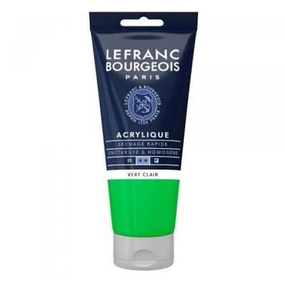 Tube d’acrylique fine 80mL Lefranc Bourgeois – Vert clair