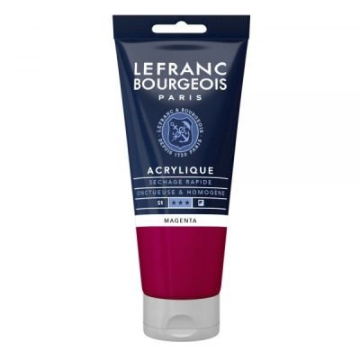 Tube d’acrylique fine 80mL Lefranc Bourgeois – Magenta