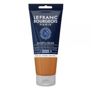 Tube d’acrylique fine 80mL Lefranc Bourgeois – Terre de sienne naturelle
