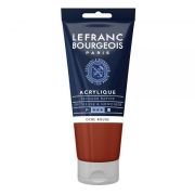 Tube d’acrylique fine 80mL Lefranc Bourgeois – Ocre rouge