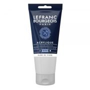 Tube d’acrylique fine 80mL Lefranc Bourgeois – Blanc de titane