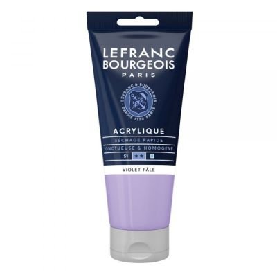 Tube d’acrylique fine 80mL Lefranc Bourgeois – Violet pâle