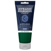 Tube d’acrylique fine 80mL Lefranc Bourgeois – Vert émeraude