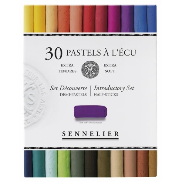 BOITE 30 DEMI-PASTELS ECU