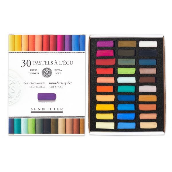 BOITE 30 DEMI-PASTELS ECU