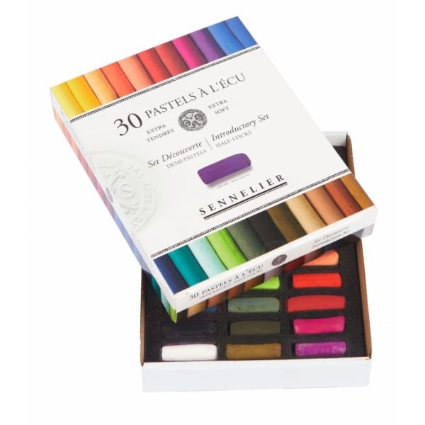 BOITE 30 DEMI-PASTELS ECU