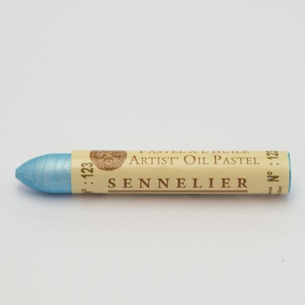 PASTEL HUILE IRIS  SENNELIER 5ML BLEU TRANSPARENT 123