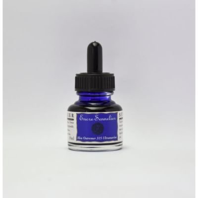 ENCRE SENNELIER 30ML BLEU OUTREMER FONCE