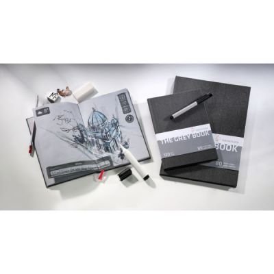 Grey Book pages couleur gris 120g format A5