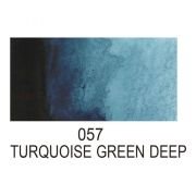 GANSAI GODET EXTRA FINE VERT TURQUOISE 57