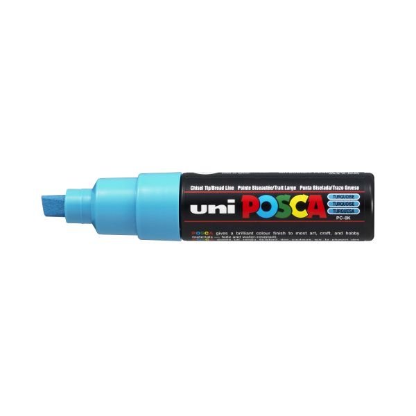 POSCA PC8K TURQUOISE / TURQUOISE FLUO