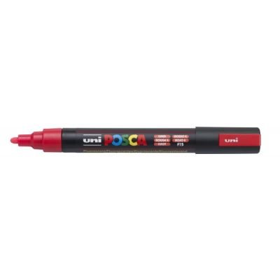 POSCA PC5M ROUGE FLUO / FLUO RED
