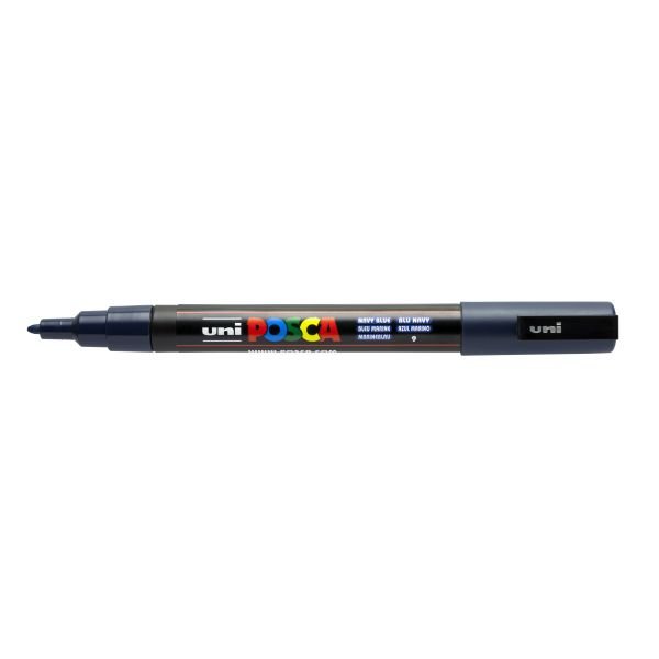 POSCA PC3M BLEU MARINE / NAVY BLUE