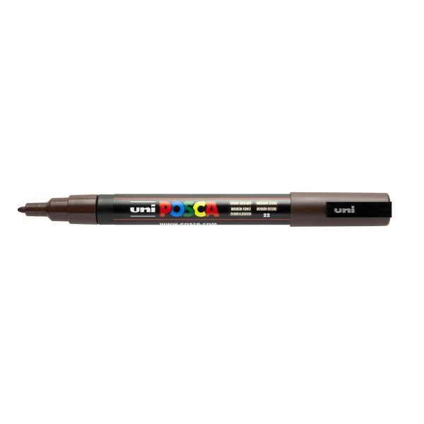 POSCA PC3M MARRON FONCE / DARK BROWN