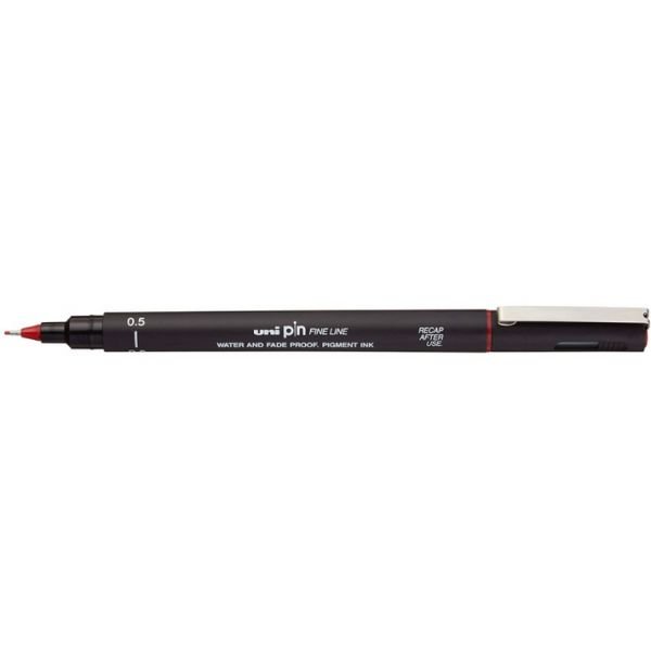 Feutre Uni-Pin rouge 0,5mm