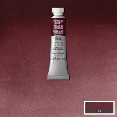 Tube d’aquarelle 5mL extra-fine Winsor & Newton Pro – Violet de pérylène 470 Série 2