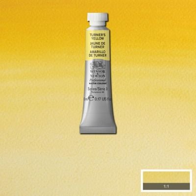 Tube d’aquarelle 5mL extra-fine Winsor & Newton Pro – Jaune Turner 649 Série 3