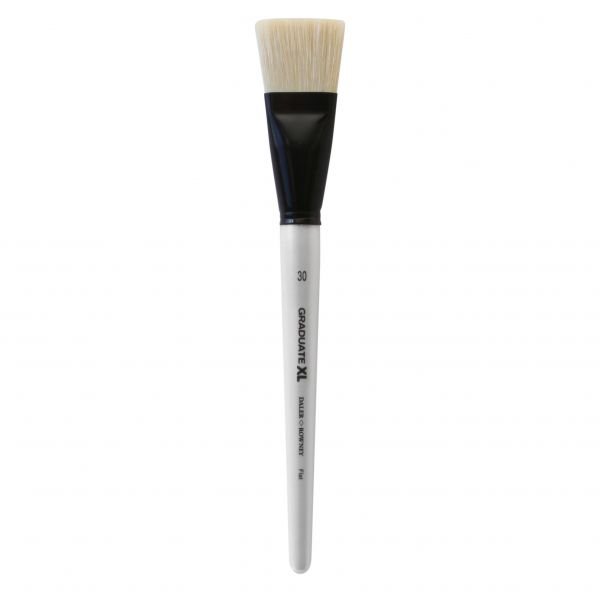 Pinceau Daler Rowney Graduate XL poil naturel plat taille 30